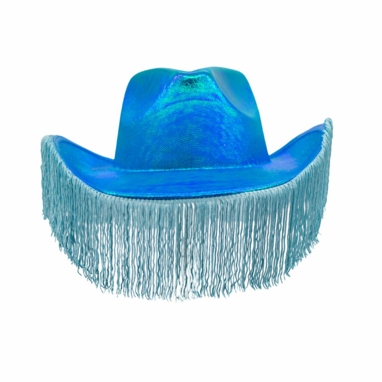 JC545 - Metallic Cowboy Hat with Fringes - Image 13