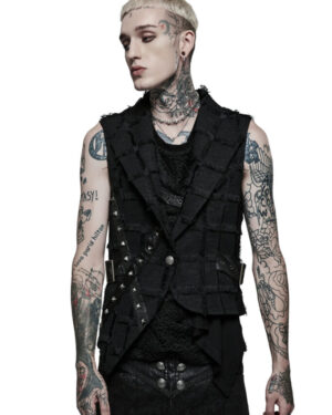 WY1377 - Gothic Asymmetric Vest