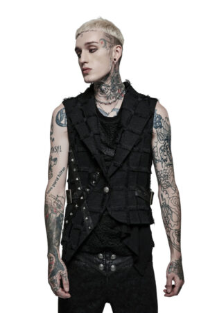 WY1377 - Gothic Asymmetric Vest