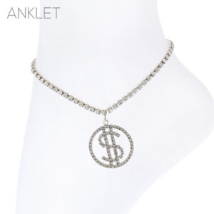 84132 - Rhinestone Anklet money $