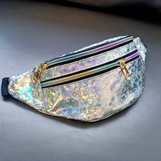 3832 - PVC Metallic Fanny Pack - Image 4