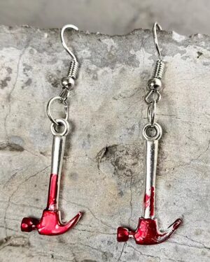 55504 - Bloody Hammer Earrings....