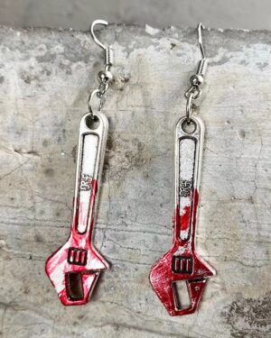 55505 - Bloody Wrench Earrings....