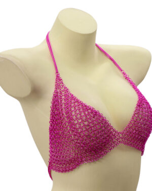 8254 - Chainmail Top only-Bubblegum