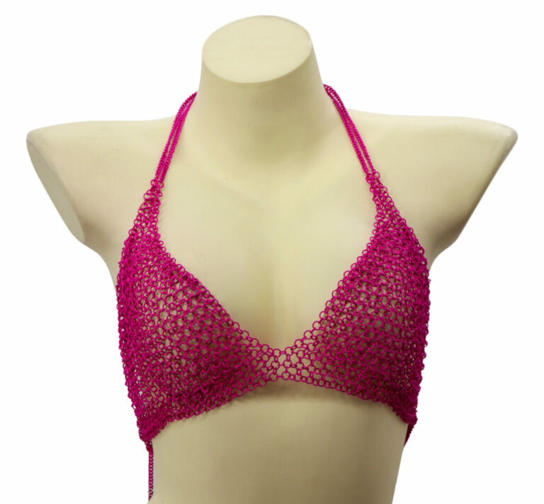 8254 - Chainmail Top only-Bubblegum - Image 3