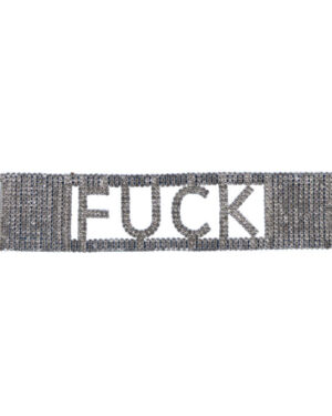 M04561 - s rs 18row fuck word choker