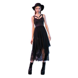 OPQ716 - Strap Decorative Dress with Lace