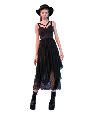 OPQ716 - Strap Decorative Dress with Lace