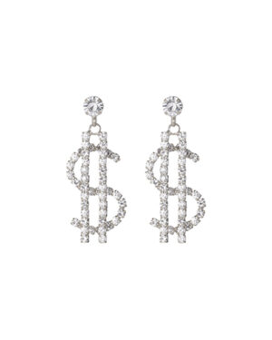 27609 - G RS Dollar Dangle Ear-Gold