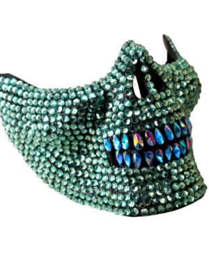 63331 - Rhinestone Skull Mask