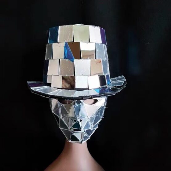 7149 - Reflective Mirror Hat and Mirror Mask - Image 2