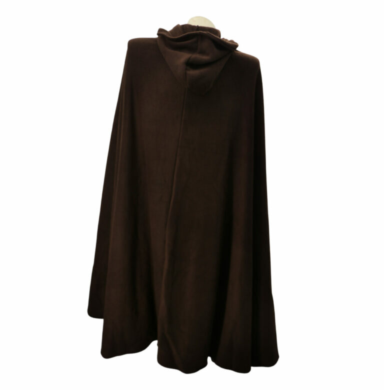 8493 - Cape / Cloak with hood, fleece fabric - Image 14