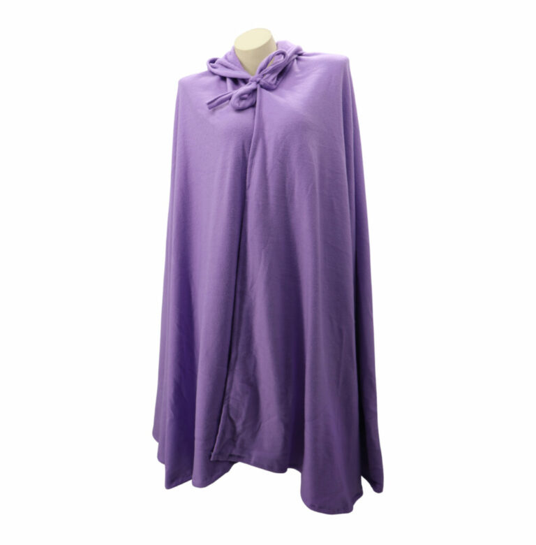 8493 - Cape / Cloak with hood, fleece fabric - Image 17