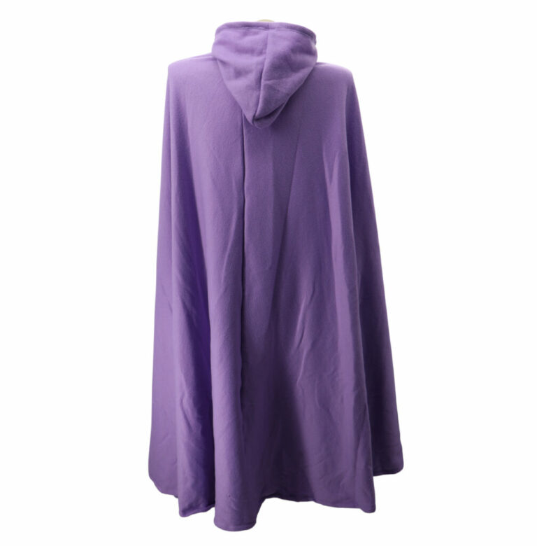 8493 - Cape / Cloak with hood, fleece fabric - Image 16