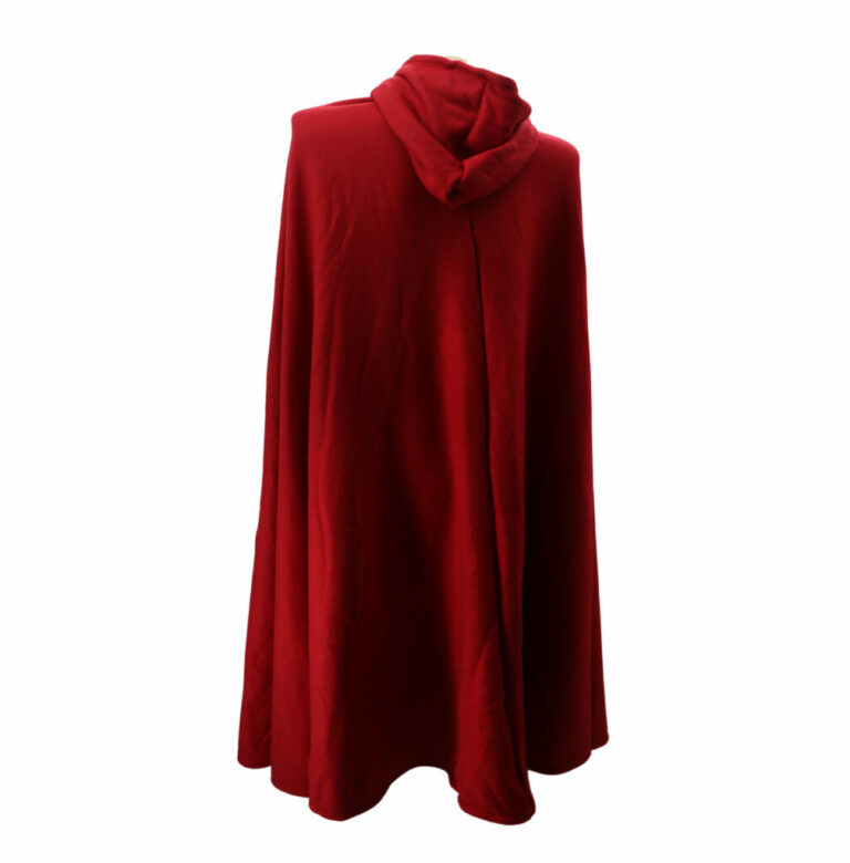 8493 - Cape / Cloak with hood, fleece fabric - Image 10