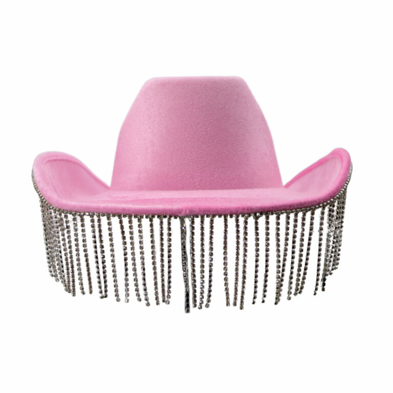 JC544 - Cowboy Hat with Fringes - Image 12