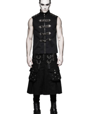 Q321 - Dark series Metal Warrior Skirt Kilt