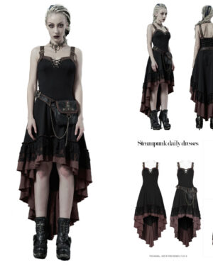 WQ501 - Steampunk Dress with Waist Bag