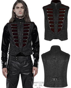WY1238 - Gorgeous Gothic / pirate vest