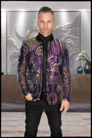 2614 -  Sequins Blazer, coat, jacket