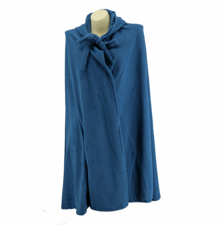 8493 - Cape / Cloak with hood, fleece fabric - Image 24