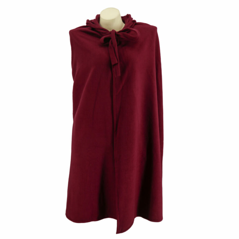 8493 - Cape / Cloak with hood, fleece fabric - Image 28