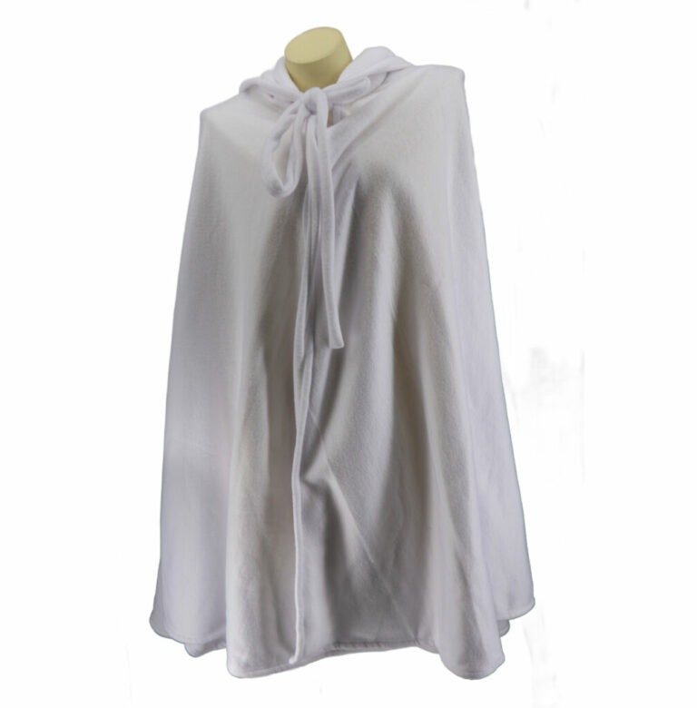 8493 - Cape / Cloak with hood, fleece fabric - Image 21