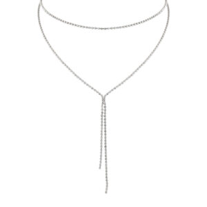 18054 - Silver Lariat Necklace