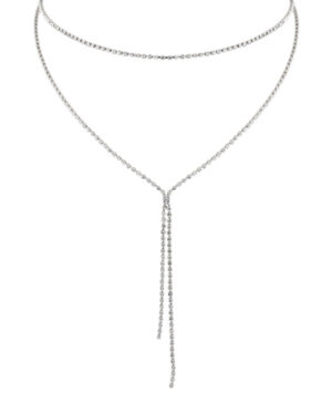 18054 - Silver Lariat Necklace