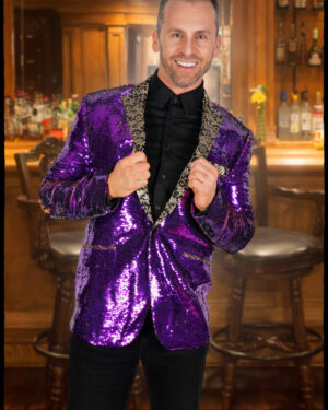 2600 - Sequin Blazer, Reversible Sequins