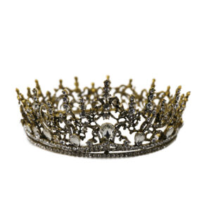 63097 - Metal Crown - Jeweled, Rhinestones
