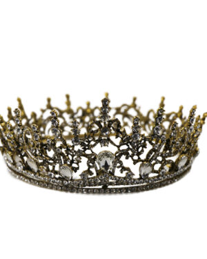 63097 - Metal Crown - Jeweled, Rhinestones