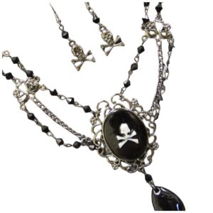 55018 - Pirate Cameo Necklace Set