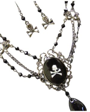 55018 - Pirate Cameo Necklace Set