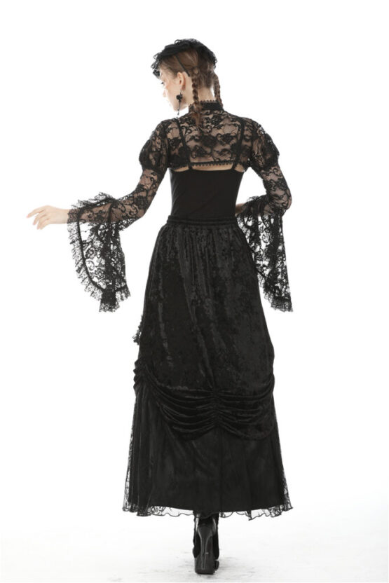 BW85 - Gothic Lace Shoulder Piece with Full Sleeves - Image 3