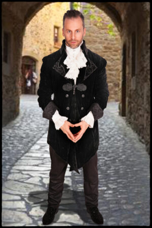 CT2201 - Vintage Gothic Swallowtail Jacket