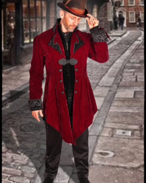 CT2202 - Vintage Gothic Swallowtail Jacket
