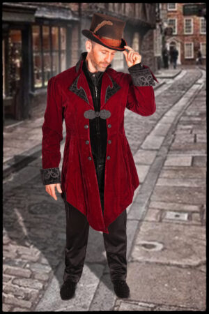 CT2202 - Vintage Gothic Swallowtail Jacket