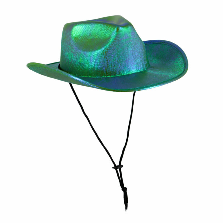 JC553 - Metallic Cowboy Hat with Tie-Up String - Image 18
