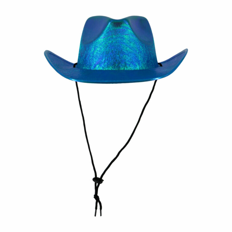 JC553 - Metallic Cowboy Hat with Tie-Up String - Image 6