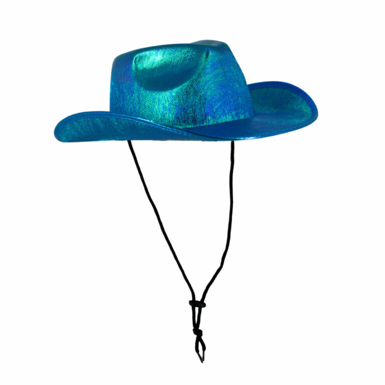 JC553 - Metallic Cowboy Hat with Tie-Up String - Image 5