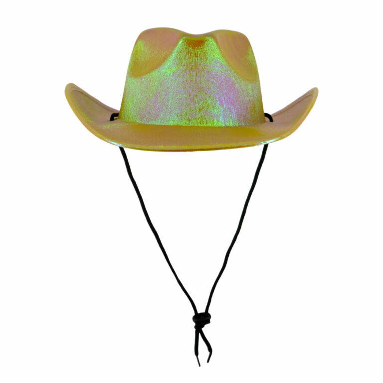JC553 - Metallic Cowboy Hat with Tie-Up String - Image 21
