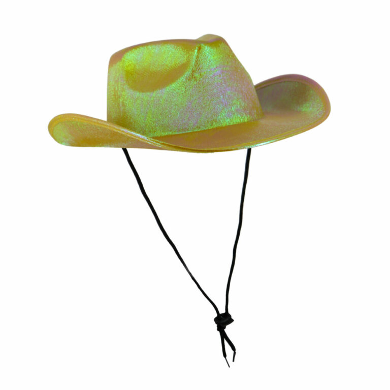 JC553 - Metallic Cowboy Hat with Tie-Up String - Image 20