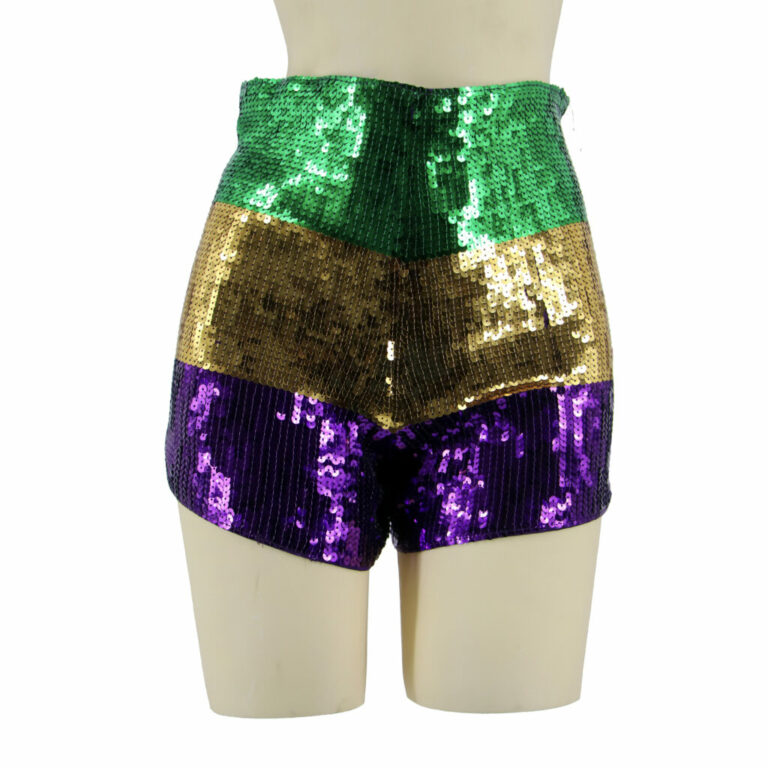 2270 - Sequins Shorts with Zipper - Image 42