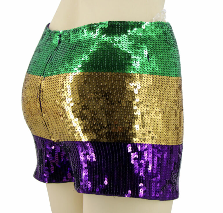 2270 - Sequins Shorts with Zipper - Image 44