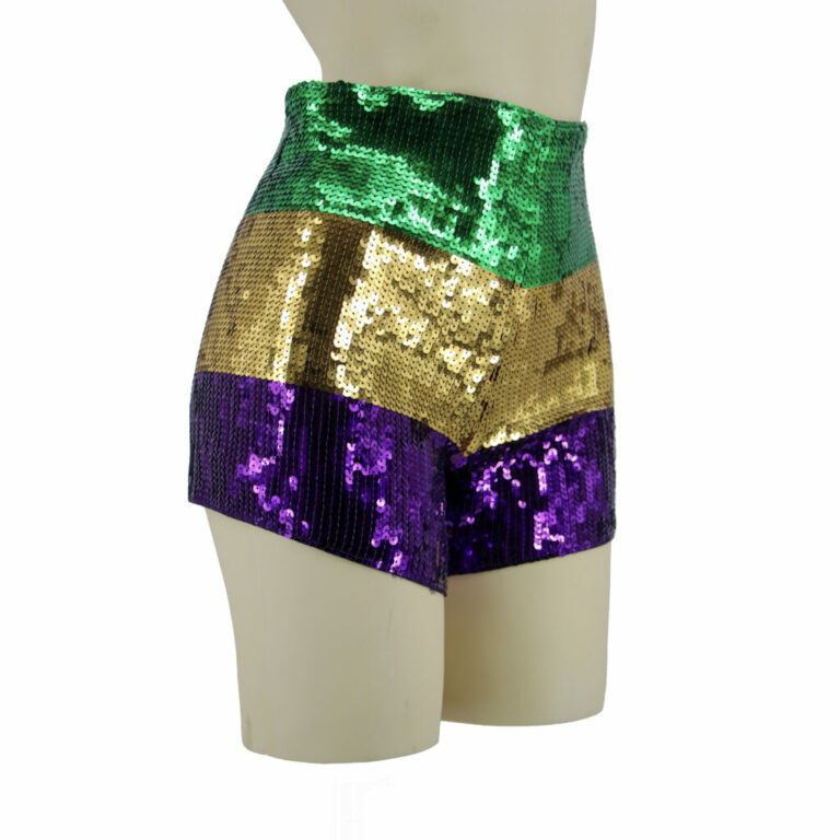 2270 - Sequins Shorts with Zipper - Image 43