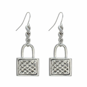 24372 - R Lock Fishhook Earring - Large