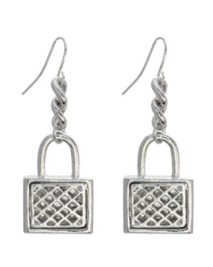 24372 - R Lock Fishhook Earring - Large