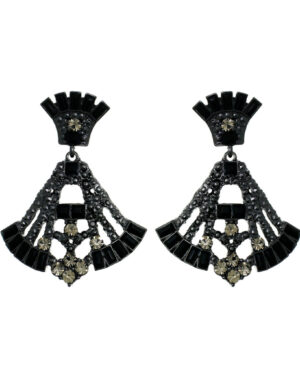24518 - Bn Fan Shape Earring jt