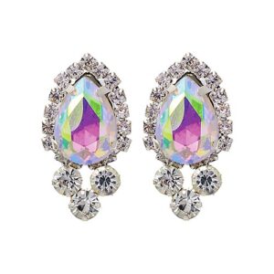 24761 - Iridescent Teardrop Earrings